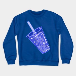 Purple Toe bean boba Crewneck Sweatshirt